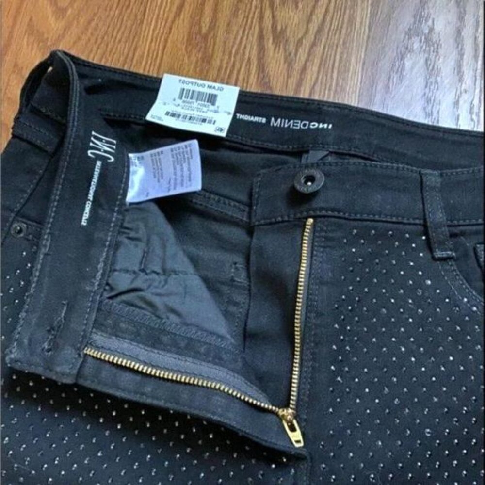 INC International Concert Women’s size 8/29 Jeans 733001756064 Black - Picture 7 of 9
